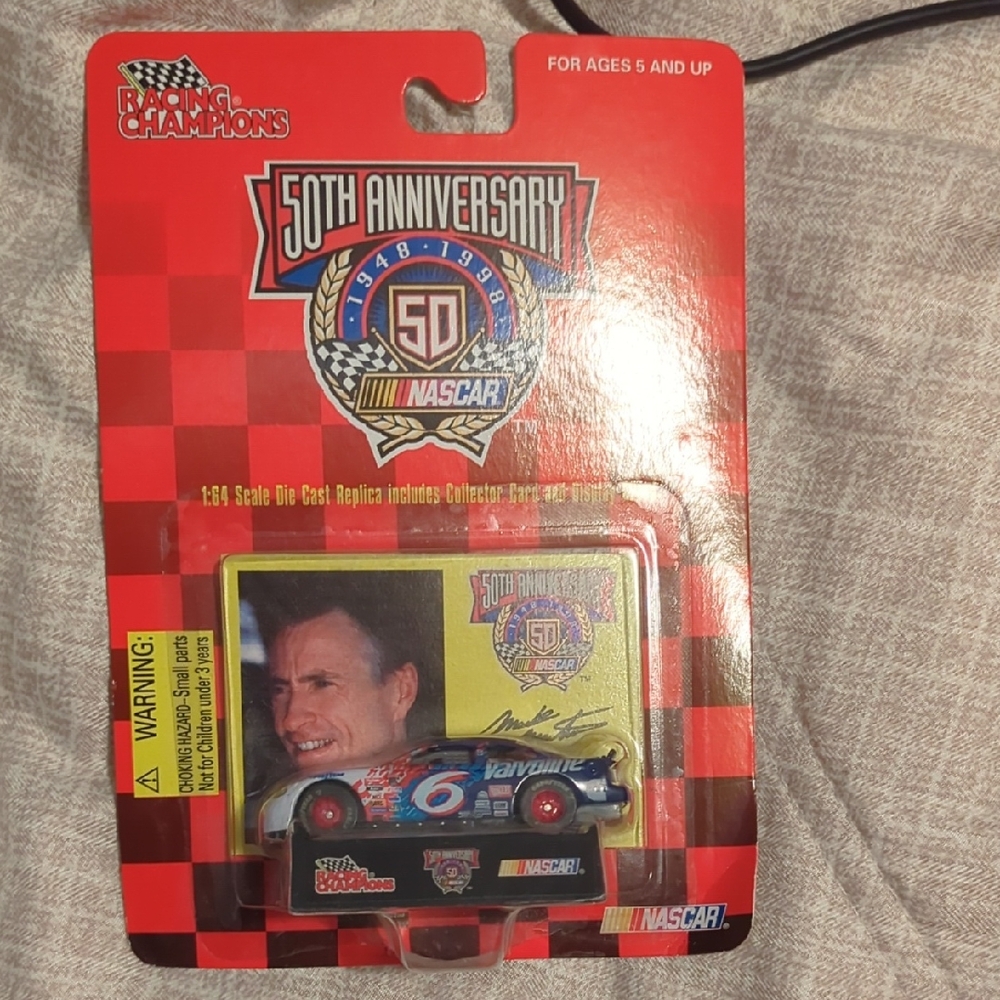 Nascar 50th Anniversary Die-Cast Car - Blue and Red